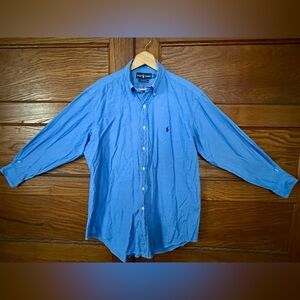Ralph Lauren Men's Blue Dress Shirt